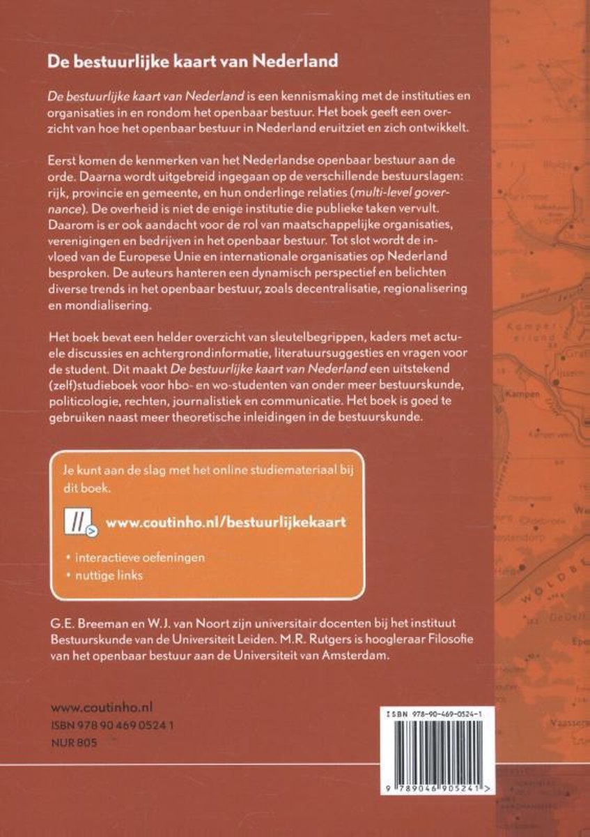 De bestuurlijke kaart van Nederland | 9789046905241 | Gerard Breeman |  Boeken | bol.com