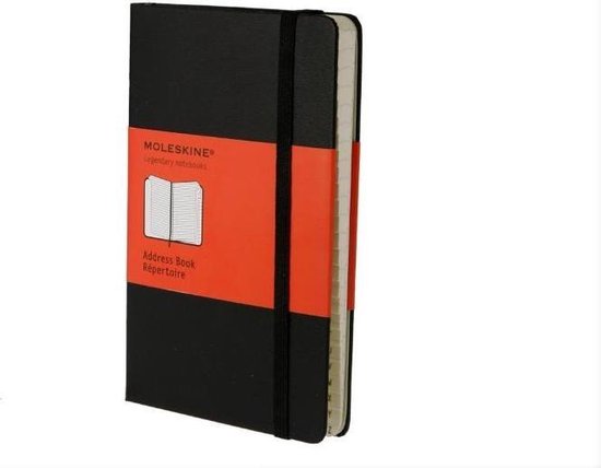 Moleskine Adresboek - Pocket - Hardcover - Zwart | bol.com