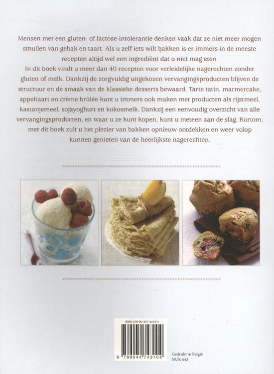 Heerlijk bakken zonder gluten of melk Alice Laffont