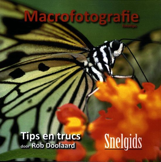 Cover van het boek 'Macrofotografie fototips' van Rob Doolaard