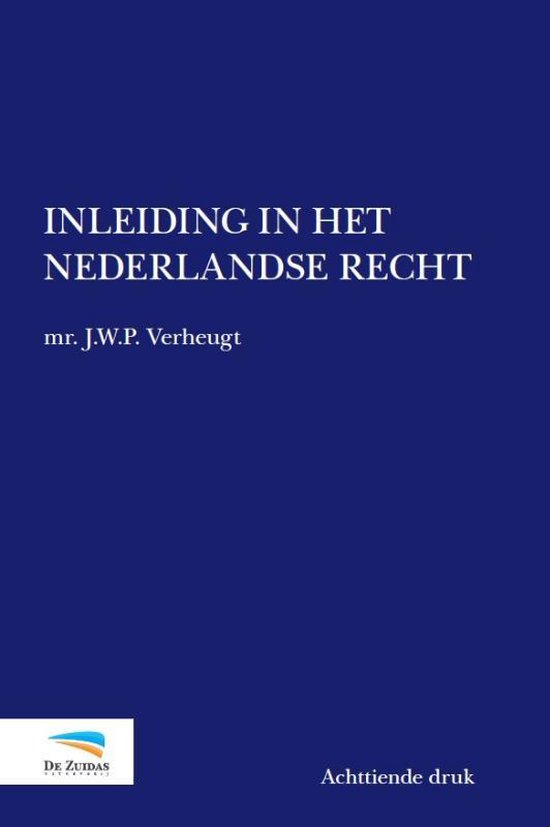 Inleiding in het Nederlandse recht - cover