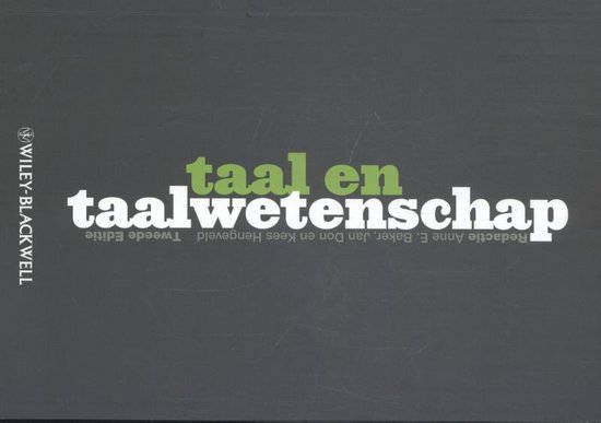 Taal en Taalwetenschap