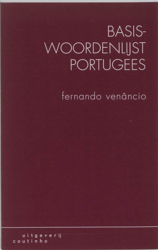 Cover van het boek 'Basiswoordenlijst Portugees' van F. Venancio
