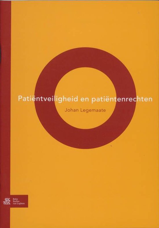 Patientveiligheid en patientenrechten - cover