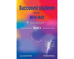 Omslag van Succesvol studeren voor BIV/AO 2