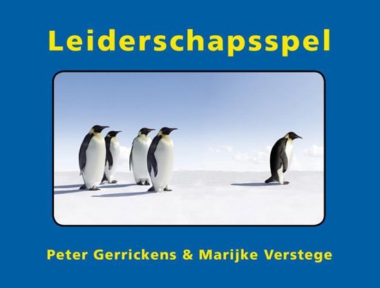 Leiderschapsspel met pinguïns op ijs