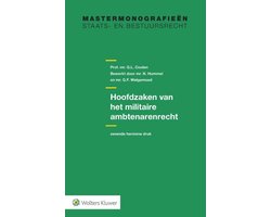 Omslag van Hoofdzaken van het militaire ambtenarenrecht