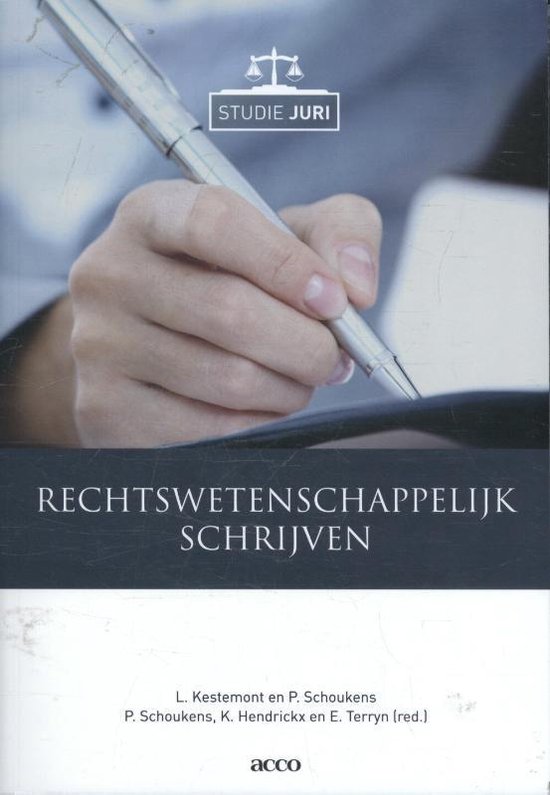 Studie Juri - Rechtswetenschappelijk schrijven - cover