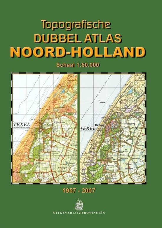 Topografische Dubbelatlas Noord-Holland - cover