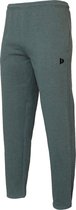 Donnay Joggingbroek rechte pijp - Sportbroek - Heren - Maat XL - Legergroen gemeleerd