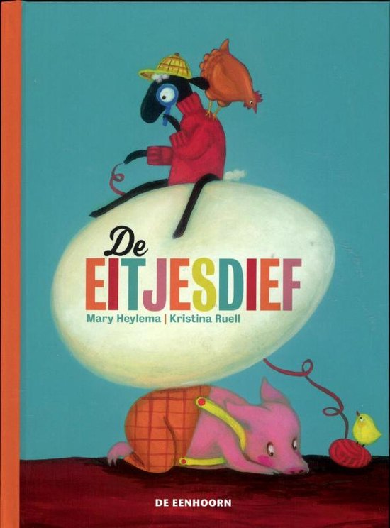 Cover van het boek 'De eitjesdief' van M. Heylema