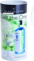 Gin tonic geschenkset glas 'Just the One' ~ perfecte Zomer Cadeau voor de gin liefhebber