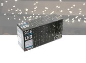 LED sterrengordijn lichtsnoer 160x160 - Kerstverlichting - Kerstversiering - Kerstdecoratie - Warm wit - 256 led lampjes - 3 meter