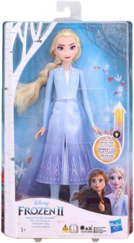 Frozen pop - Frozen - Elsa - Prinsessenpop - Speelgoed - Pop - Met  lichtgevende jurk | bol.com