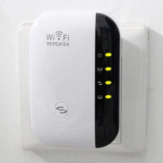 Wifi versterker wit - Signaalversterker- Wifi powerline - Inclusief GRATIS internetkabel - Wifi extender - Wifi versterker stopcontact - Wifi repeater