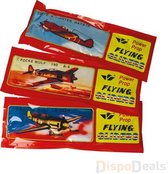 Uitdeelcadeautjes - Flying Gliders - Foam Vliegtuigen - 48 stuks