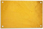 Tuinposter – Gele Muur - 60x40cm Foto op Tuinposter  (wanddecoratie voor buiten en binnen)