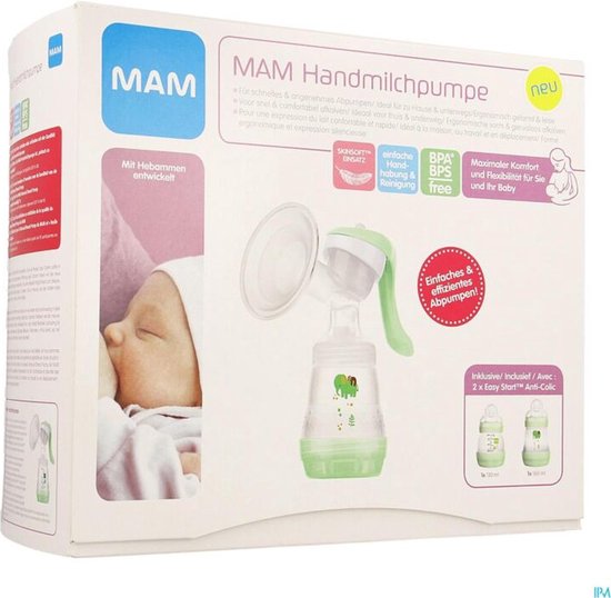  - MAM Borstkolf Inclusief 2 x Anti-Collic Flessen - 130 ml + 160 ml