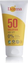 Derma Eco Sun - Zonnebrand lotion SPF50 - 100 ML - Allergie & geurvrij - Huidverzorging - UVA- en UVB-bescherming - Hydraterend