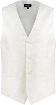 Messieurs | Gilet paisley écru 0016 Taille 3XL