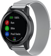 Vivoactive / Vivomove milanese band - zilver - Geschikt voor Garmin