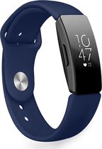 Inspire sport silicone band - blauw - Geschikt voor Fitbit