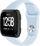 Versa silicone band - lichtblauw - Geschikt voor Fitbit