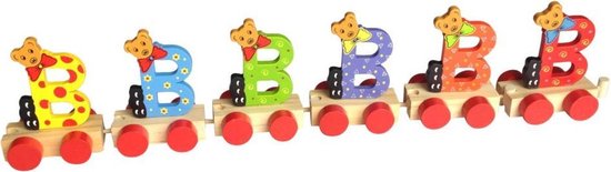 Lettertrein B | * totale trein pas vanaf 3, diverse, wagonnetjes bestellen aub