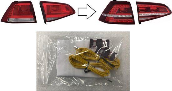 OEM Line - Ombouw kabel set voor Volkswagen Golf 7 LED Achterlichten VW Golf 7 MK7 LED achterlichten GTI GTD R20 R400 Kabel set voor ombouwen van halogeen naar LED achter lampen