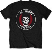 Misfits Heren Tshirt -L- Original Fiend Club Zwart