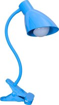 SLANG TAFELLAMP HET KLEMMODEL BLAUWE KLEUR Alleen 5w LED-lamp kan worden gebruikt