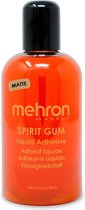 Mehron Spirit Gum (mat) voor het plakken van valse snorren, baarden, neuzen en kale koppen - 130 ml