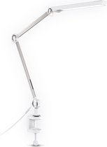B.K.Licht - Lampe de bureau LED - lampe à pince - pivotante - température de couleur réglable - CCT réglable  - dimmable - 9W - largeur de pince jusqu'à 50mm - blanc