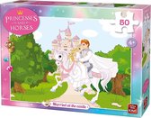 Puzzel Paarden en Prinsessen Kasteel - King - 50 Stukjes