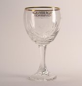 Grimbergen Bierglas - 33cl - Origineel glas van de brouwerij - Glas op voet - Nieuw