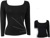 DAMES TOPJE MET STEENSJES
