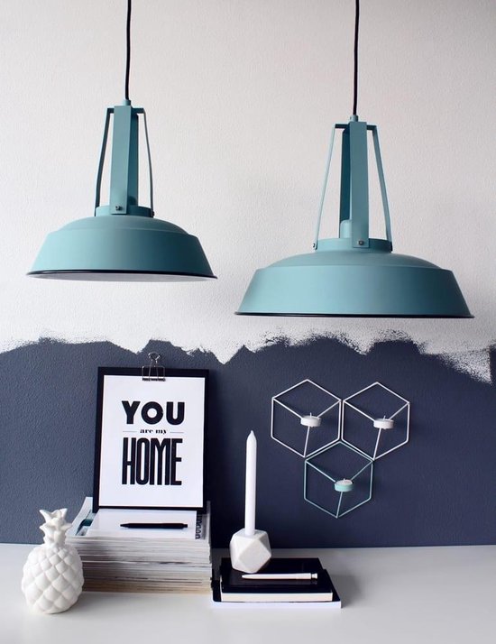 Lampe Suspension Mexlite Bleu Unique Bol
