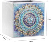 Diamond Painting Opbergkubus Mandala 01