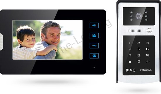 Home-Locking videofoon met 1 binnen paneel.DT-2203-1-1 van Home-Locking — afbeelding 3