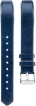 Eyzo Fitbit Alta en Alta HR Band - Leer- 21,5cm x 1,2cm- Sapphire- Waterdicht- Blauw