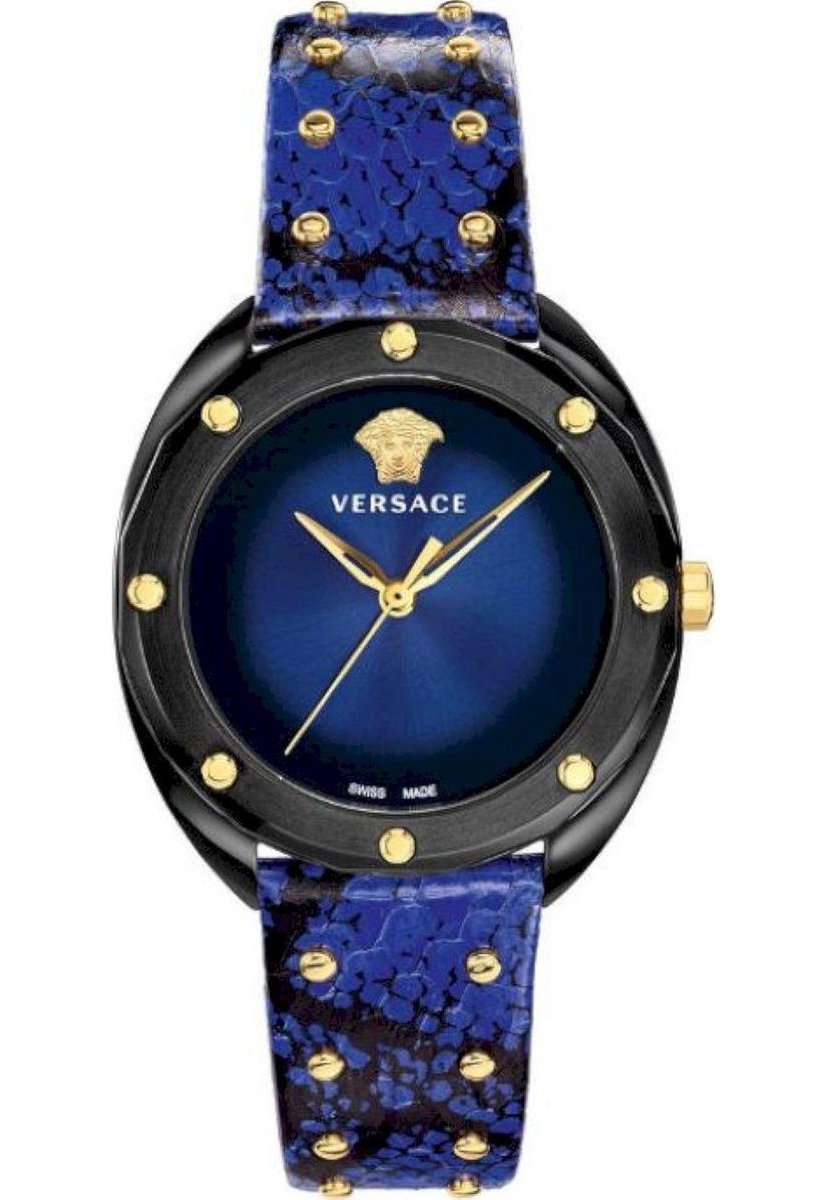 Versace Shadov Purple - VEBM0 0418 - Dames - Horloge - Paars - 38 MM