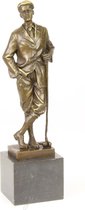 Beeld brons - Golfer - Sport - 31,8 cm hoog