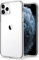 iPhone 11 Pro Max Hoesje Transparant  - Apple iPhone 11 Pro Max Siliconen Case Back Cover - Clear