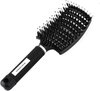 foto van Dermarolling Big Detangle Brush Zwart | Antiklit haarborstel by Dermarolling