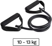 Weerstandsband met handvat - Resistance Band - Weerstandskabel - Fitness Elastiek - Handvat - Weerstandsband - 10-13 kilo