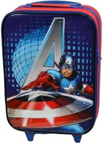 Marvel Avengers Captain America Trolley Koffer Handbagage Kinderkoffer