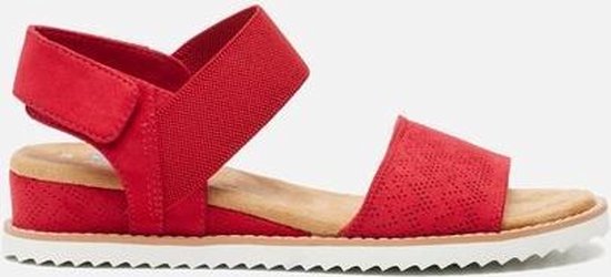 Skechers Bobs Desert Kiss sandalen rood