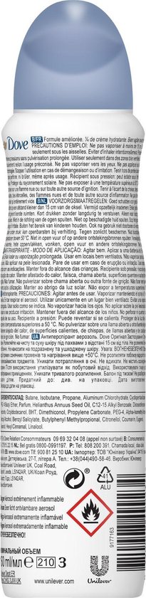 Dove Original Anti-transpirant Spray Vrouw - 6 x 150 ml - Voordeelverpakking