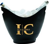 Ice and Chill - ijsemmer (incl oplaadbaar LED licht) - Champagne emmer