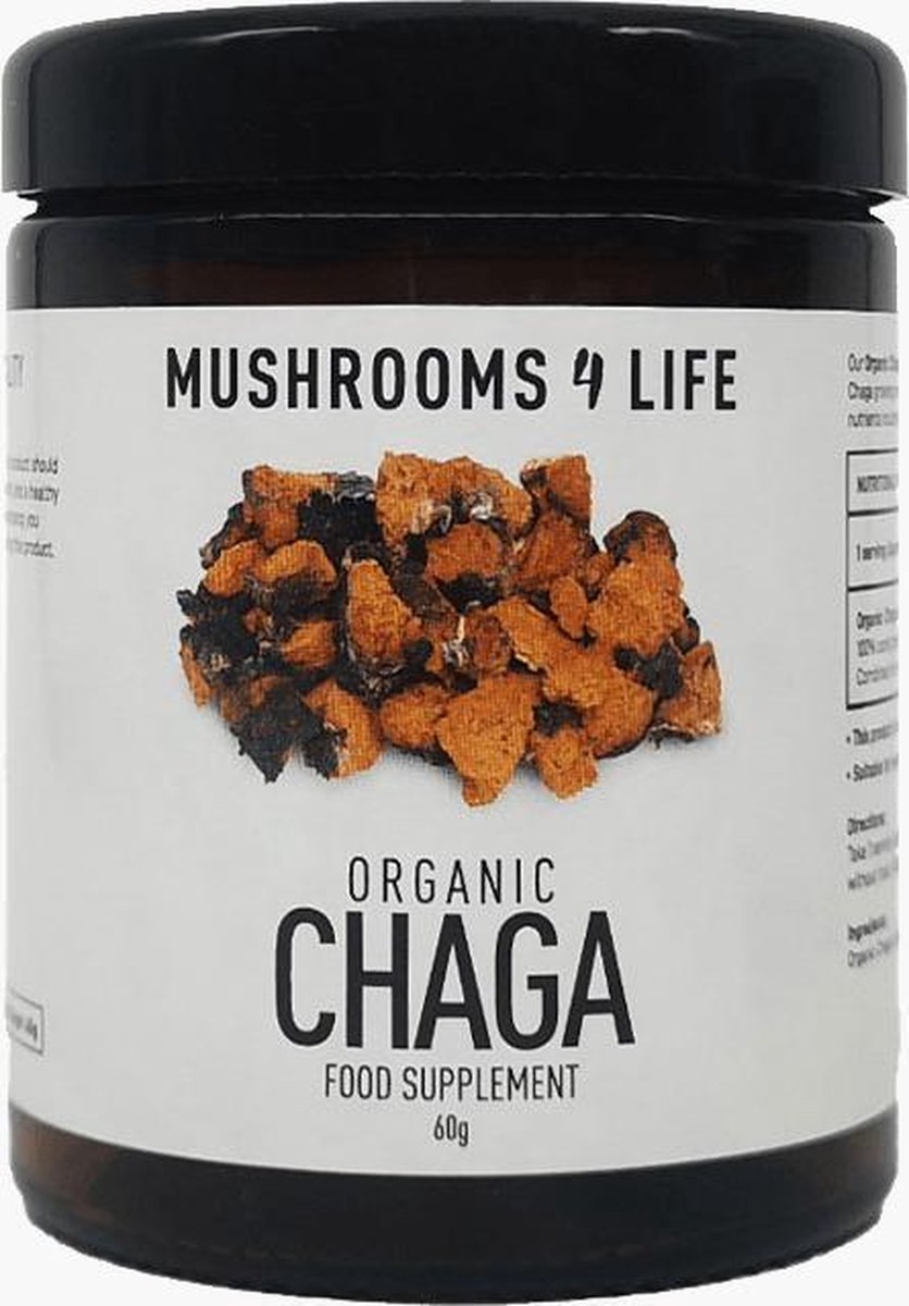 Goedkoopste Mushrooms4Life / Biologisch Chaga Paddestoelenpoeder – 60G